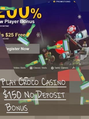 Croco casino no deposit bonus codes 2020